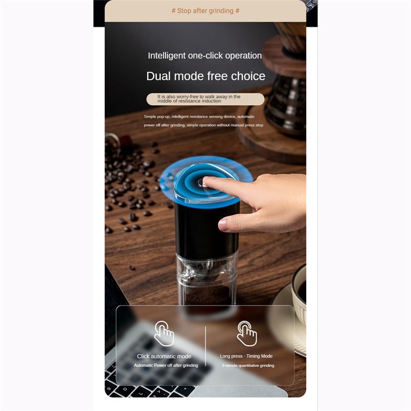 Coffee Bean Grinder Electric - [연마재] USB 커피 분쇄기 155ml, 전문가용