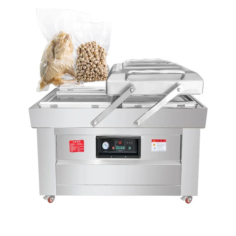 Food Vacuum Sealer Machine - 스테인리스 스틸 상업용 이중 챔버 진공