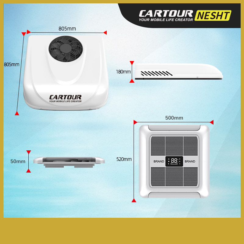 좋은 성능의 12V 24V DC 인버터 컴프레서 RV  - Air Conditioners 리뷰 및 가격