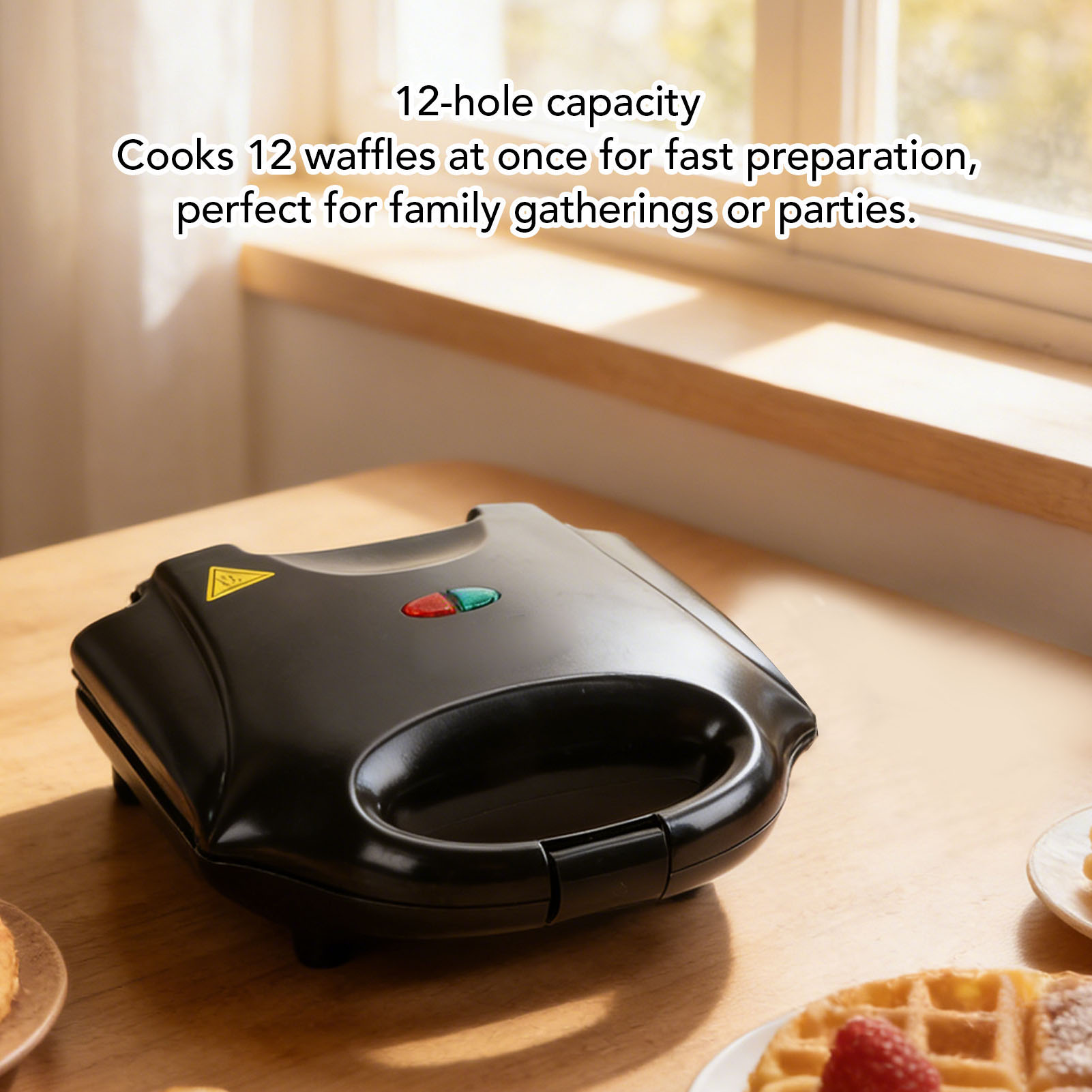 월넛 메이커 750W, 12개 분량, 논스틱 코팅, 미 - Mini Waffle Maker Machine 리뷰 및 가격