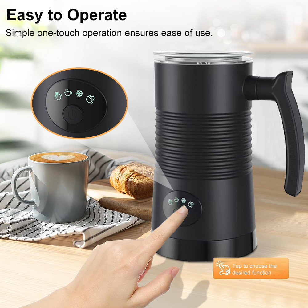 커피 카푸치노 라떼용 전기 우유 거품기, 4 in 1, - Electric Milk Frother Handheld 리뷰 및 가격