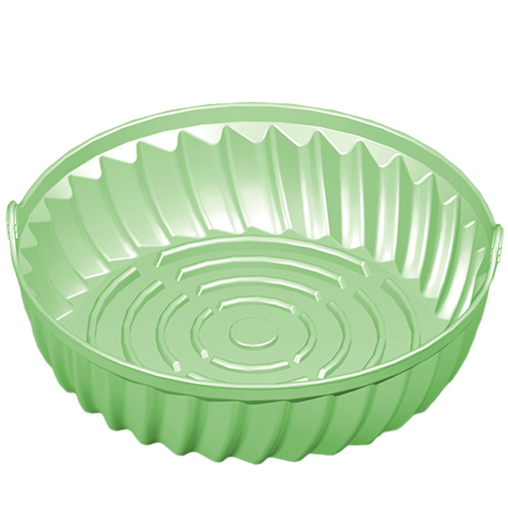 둥근 모양의 실리콘 에어프라이어용 베이킹 팬, 눌어붙지 - Air Fryer Silicone Pot Liner 리뷰 및 가격