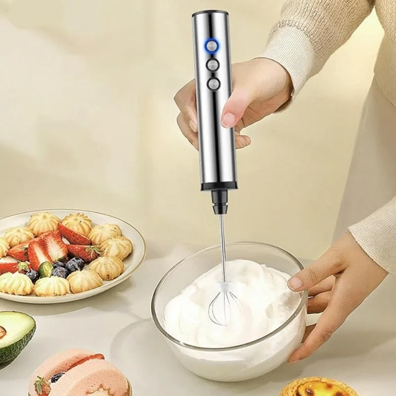 3가지 기능을 갖춘 휴대용 전기 우유 거품기, 3단계  - Electric Milk Frother Handheld 리뷰 및 가격