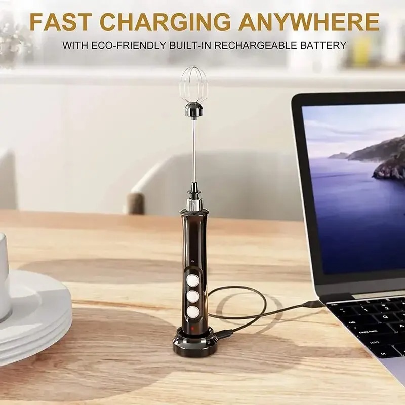 3 in 1 전기 우유 거품기 충전식 우유 거품 제조기 - Electric Milk Frother Handheld 리뷰 및 가격