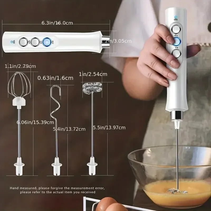 3 in 1 전기 우유 거품기 충전식 우유 거품 제조기 - Electric Milk Frother Handheld 리뷰 및 가격