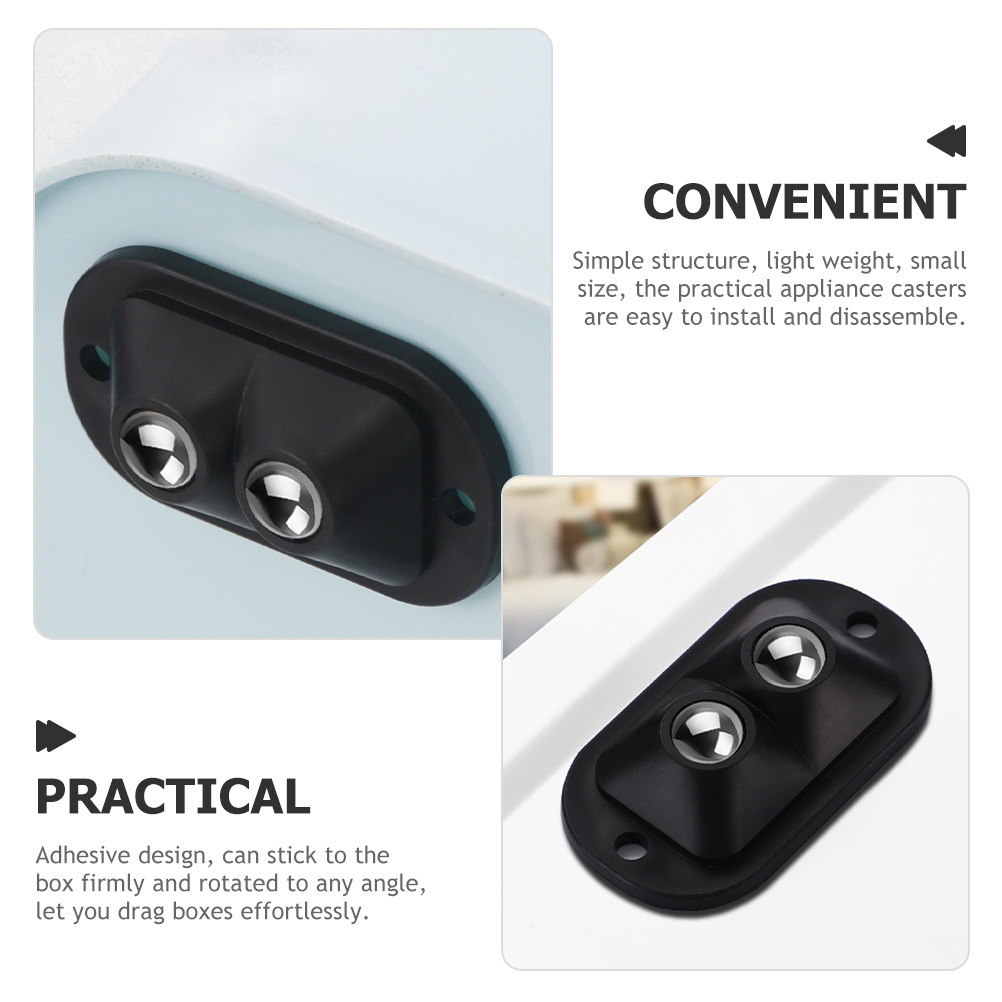 8개입 미니형 범용 볼형 회전 바퀴, 접착식 풀리, 소 - Small Appliances 리뷰 및 가격